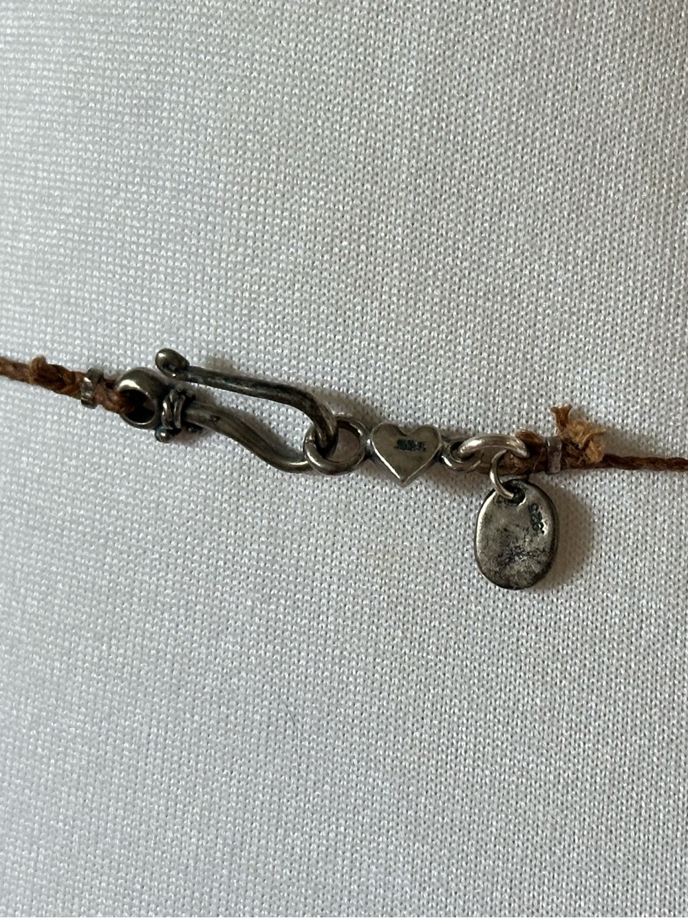 Chan Luu 925 Sterling Silver Yellow Stone Beaded Macrame 43" Long Necklace Fairy - Picture 4 of 7